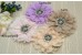 Daisy Blingy Chiffon Flower (12 cm)